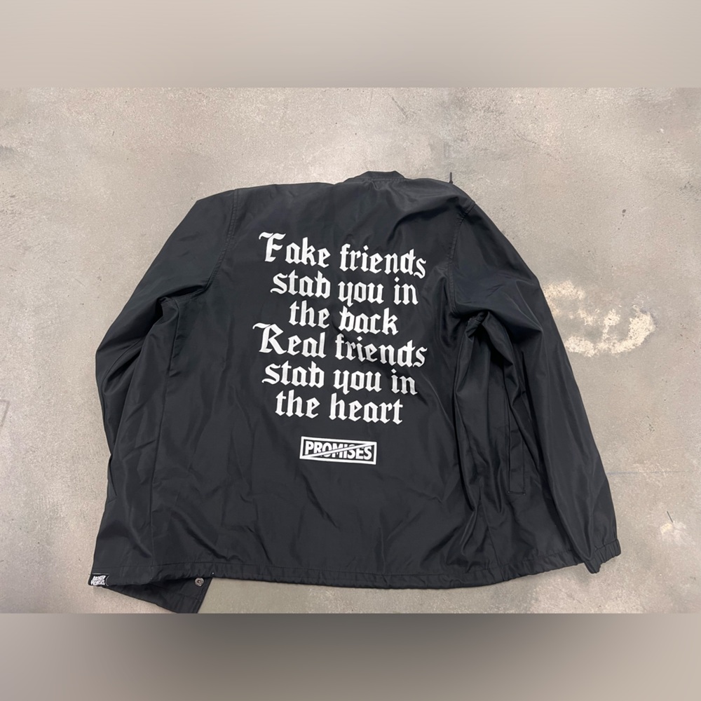 Broken promises windbreaker